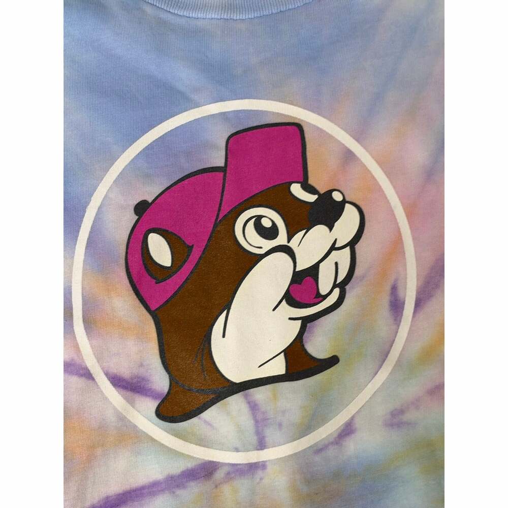 BUC-EES Youth Pastel Tie Dye Buc-ees Days T-Shirt Size YL NWT